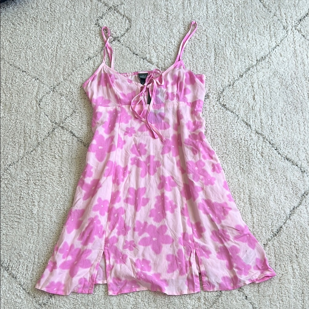 Target Pink Floral Mini Dress